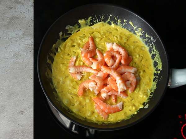 Експресно къри от скариди с кокосово мляко - Подготовка стъпка 3