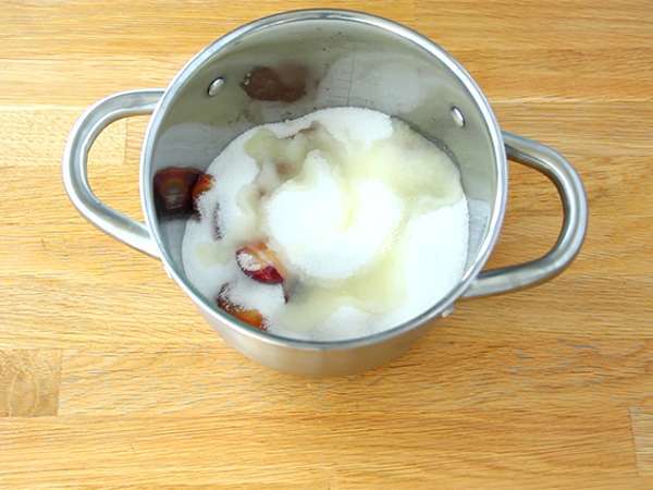 Домашно приготвено сладко от сливи - Подготовка стъпка 1