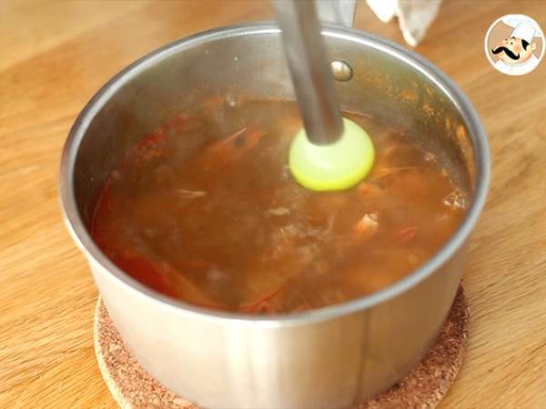 Бульон от фумет или скариди - Подготовка стъпка 4