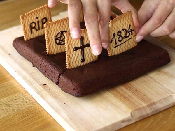 Гробищно брауни за Хелоуин - Подготовка стъпка 5