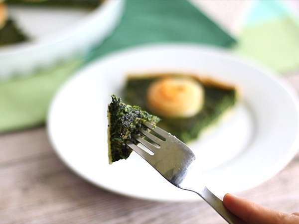 Киш със спанак и козе сирене - Подготовка стъпка 5