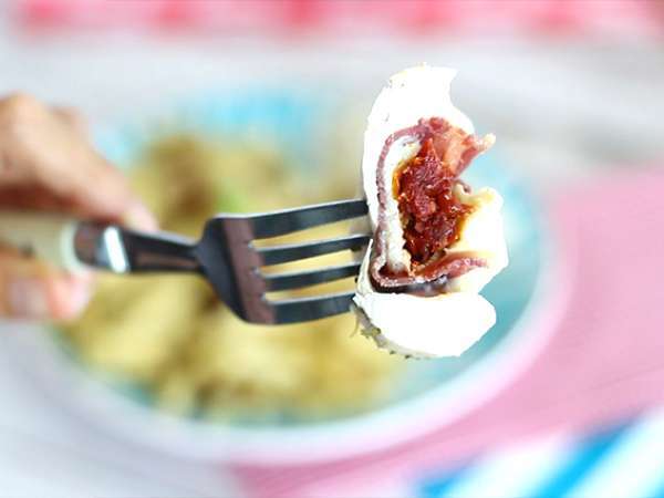 Пилешки балотини с моцарела - Подготовка стъпка 6