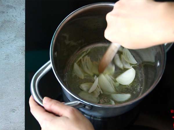 Крем супа от тиква с люти чушки - Подготовка стъпка 2