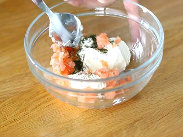 Пухчета от сьомга - Подготовка стъпка 5