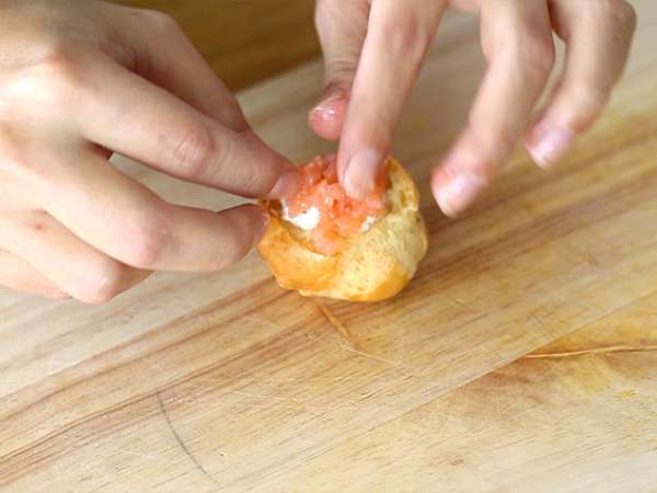 Пухчета от сьомга - Подготовка стъпка 6