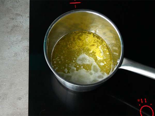 Сладкиши от шушулка с фоа гра и конфи лук - Подготовка стъпка 1