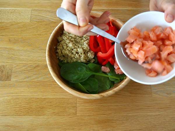 Купа Буда със сьомга - Подготовка стъпка 2