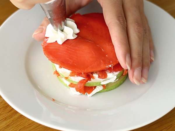 Сьомга милле фейле със зелена ябълка - Подготовка стъпка 5