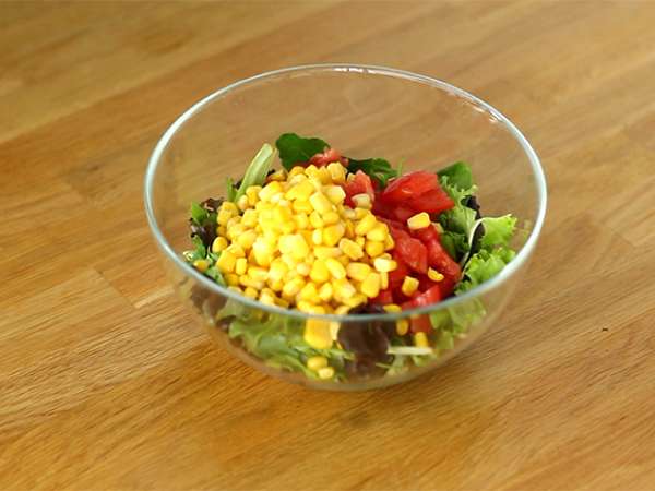 Салата Landaise с foie gras (салата Перигор) - Подготовка стъпка 1