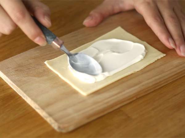 Friands шунка и сирене - Подготовка стъпка 1