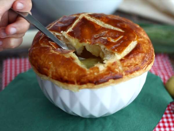 Супа от праз и картофи от бутер тесто - Подготовка стъпка 8