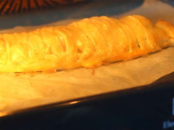 Риба в коричка от бутер тесто със спанак и сирене моцарела - Подготовка стъпка 5