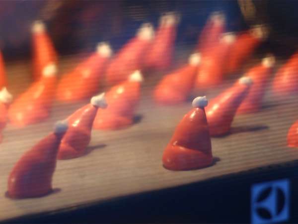 Меренгета шапки на Дядо Коледа - Подготовка стъпка 4