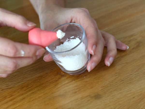 Меренгета шапки на Дядо Коледа - Подготовка стъпка 5