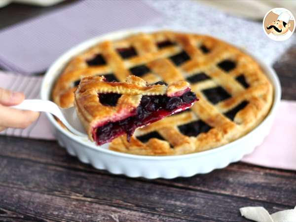 Тарт от бутер тесто с череши - Подготовка стъпка 7