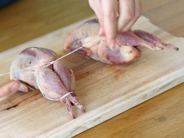 Пъдпъдъци със сини сливи - Подготовка стъпка 2