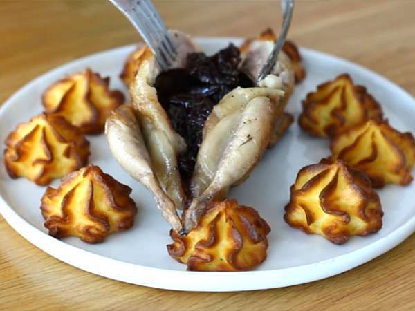 Пъдпъдъци със сини сливи - Подготовка стъпка 4