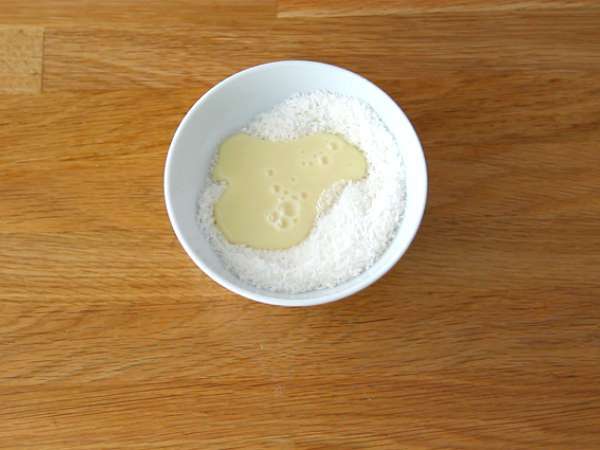 Шоколадови бонбони с кокосов пълнеж в стил Bounty - Подготовка стъпка 3