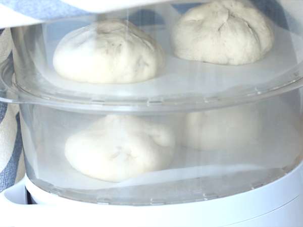Banh Bao, малки кифлички на пара - Подготовка стъпка 11