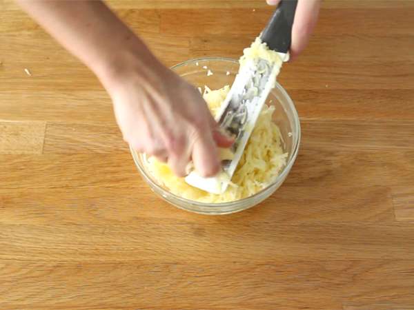 Картофено руло със сирене Savoy Raclette и шунка - Подготовка стъпка 1