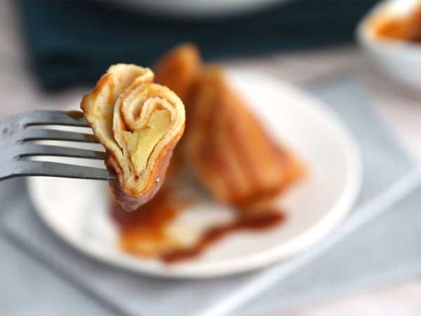 Палачинкови самодиви с карамелизирани ябълки - Подготовка стъпка 8