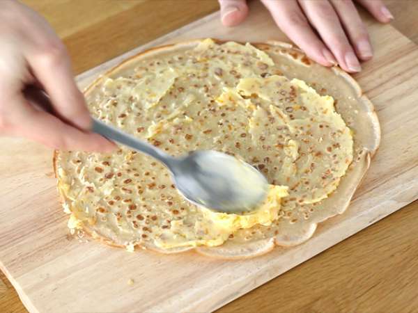 Crêpes Suzette, традиционната рецепта - Подготовка стъпка 7