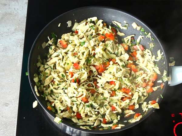 Coxinhas (бразилски пилешки крокети) - Подготовка стъпка 6