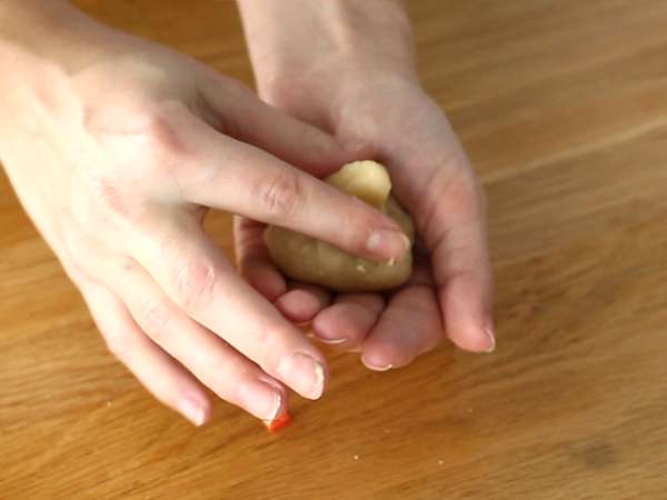 Coxinhas (бразилски пилешки крокети) - Подготовка стъпка 8