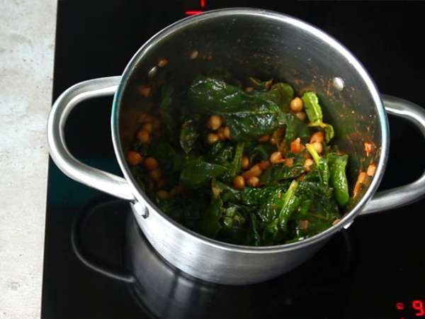 Супа от нахут със спанак - Подготовка стъпка 5