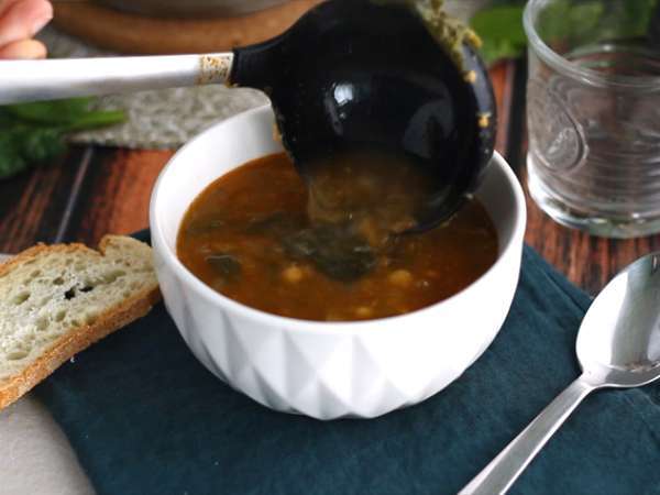 Супа от нахут със спанак - Подготовка стъпка 7