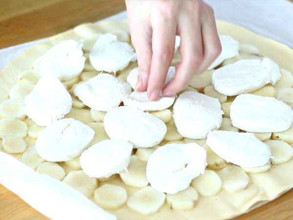 Тарт от бутер тесто с йерусалимски артишок - Подготовка стъпка 3