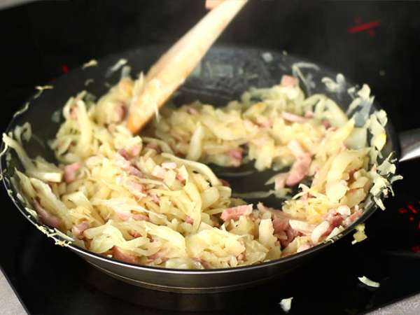 Бяло зеле с бекон - Подготовка стъпка 4