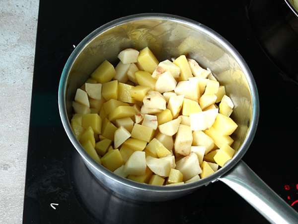 Супа от йерусалимски артишок, картофи и бекон - Подготовка стъпка 1