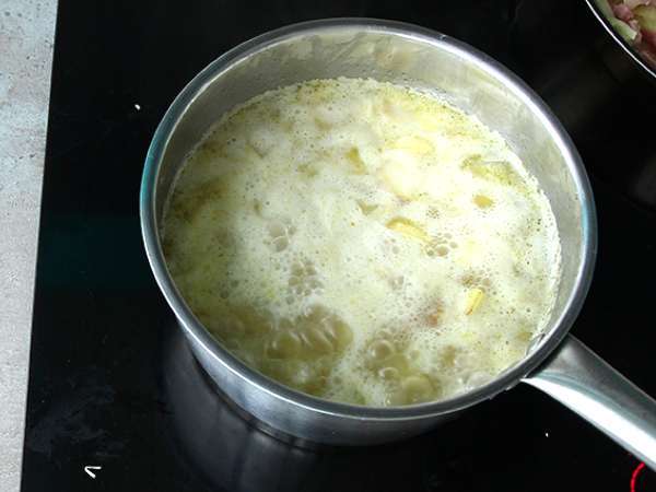 Супа от йерусалимски артишок, картофи и бекон - Подготовка стъпка 2