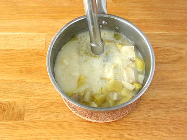 Супа от йерусалимски артишок, картофи и бекон - Подготовка стъпка 3