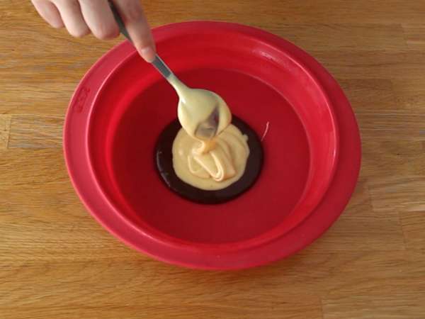 Торта Зебра, екзотичен мрамор (италиански мрамор) - Подготовка стъпка 5