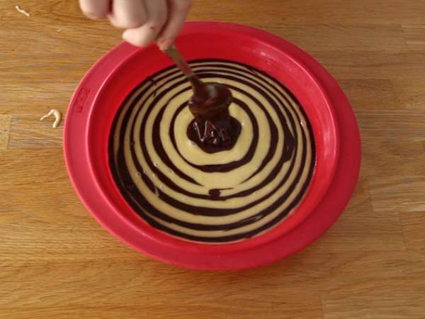 Торта Зебра, екзотичен мрамор (италиански мрамор) - Подготовка стъпка 6