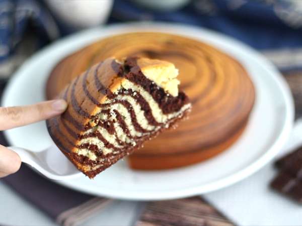 Торта Зебра, екзотичен мрамор (италиански мрамор) - Подготовка стъпка 8