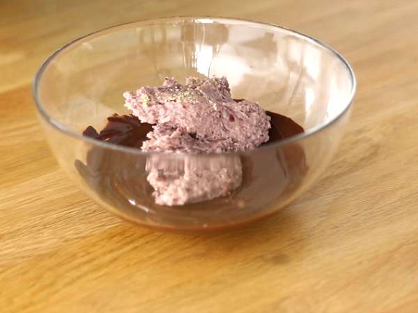 Фондант от шоколад и червен боб - без глутен / без лактоза - Подготовка стъпка 2