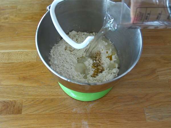 Фокача, италиански хляб с розмарин - Подготовка стъпка 1