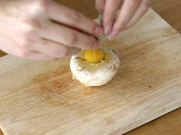 Гъби с пъдпъдъчи яйца - Подготовка стъпка 2