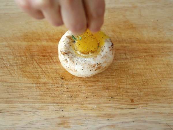 Гъби с пъдпъдъчи яйца - Подготовка стъпка 3