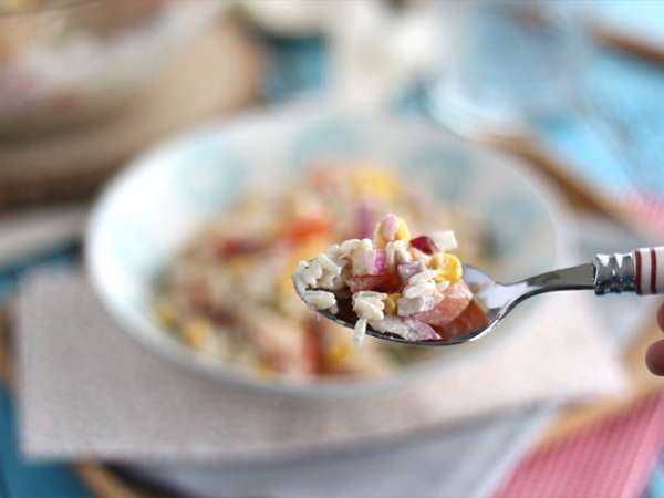 Смесена оризова салата (бързо и лесно) - Подготовка стъпка 5