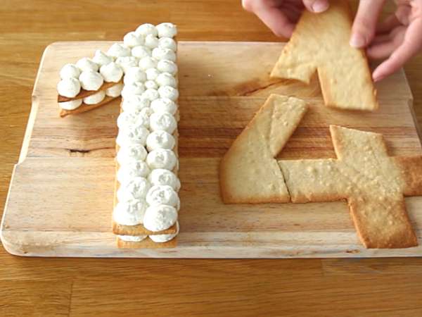 Номер торта - Подготовка стъпка 9