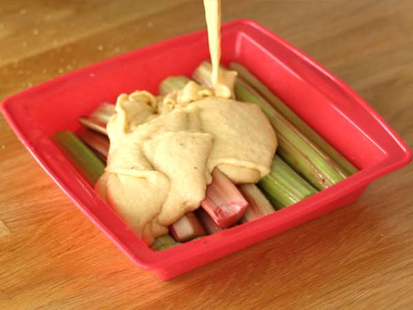 Торта с ревен обърнат надолу - Подготовка стъпка 7