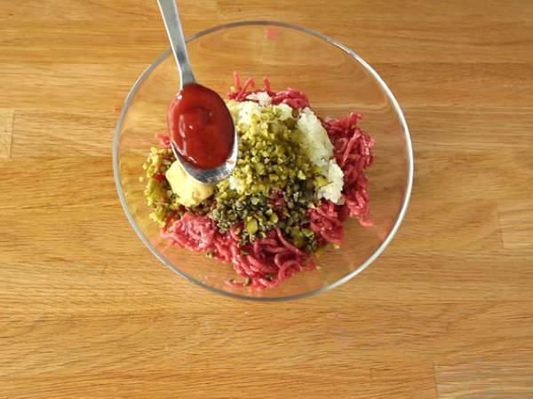 Говежда пържола тартар - Подготовка стъпка 2