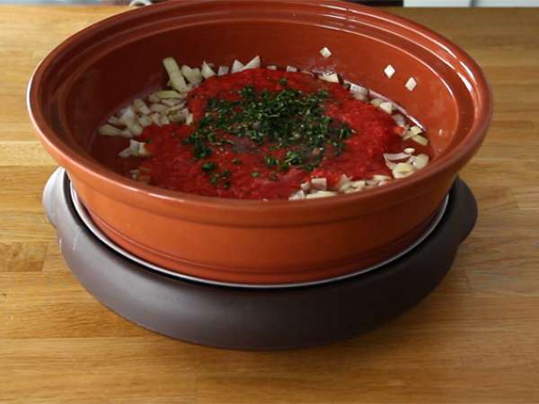 Тажин от кефта (кюфтета от мляно месо с подправки и билки) - Подготовка стъпка 1