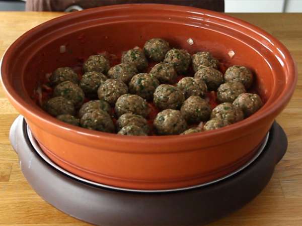 Тажин от кефта (кюфтета от мляно месо с подправки и билки) - Подготовка стъпка 5