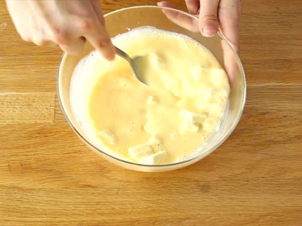 Бавароа с бял шоколад и малини (стъпки и видео) - Подготовка стъпка 5