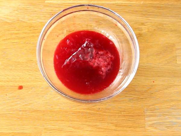 Бавароа с бял шоколад и малини (стъпки и видео) - Подготовка стъпка 9